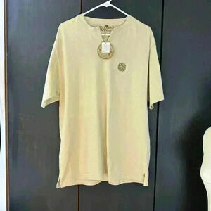 Nwt Tultex Outdoor LL nippon bunyoh Japanese Design Tee Japan Beige Graphic Mens